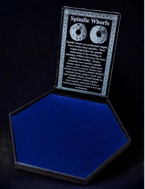 Hexagon flat display with ID card