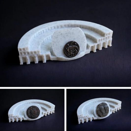 Individual Roman Colosseum Coin Display