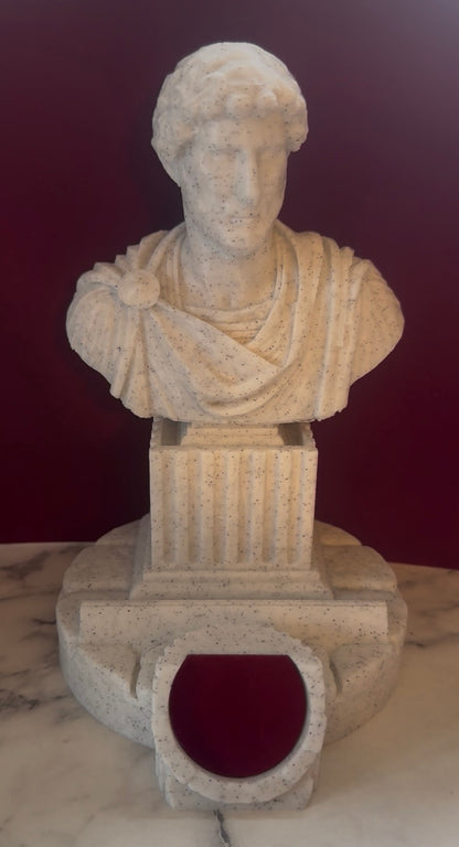 Roman coin stand bust single coin