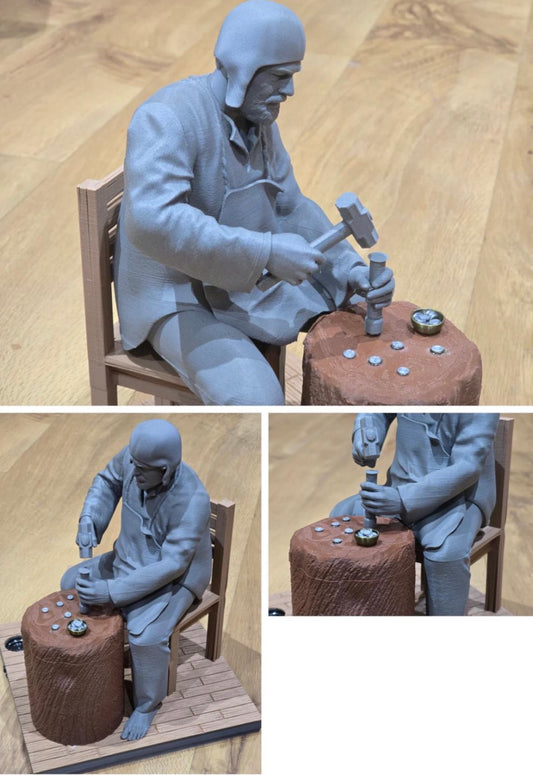 Medieval Moneyer Figurine