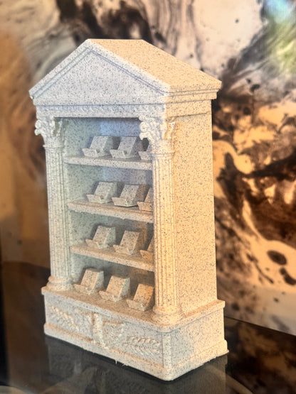 Roman style coin display