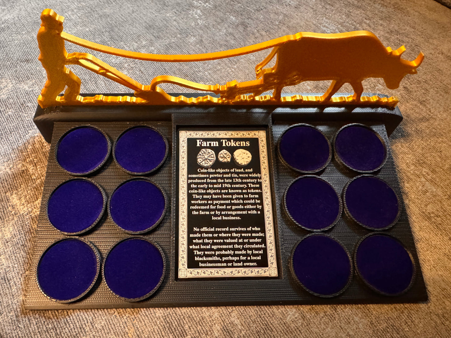 Farm Token Display with ID card